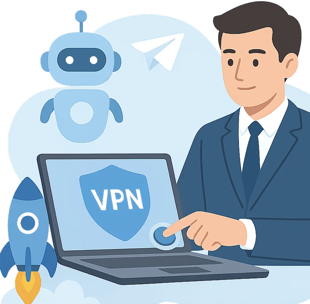 Разработка VPN бота или сайта под ключ